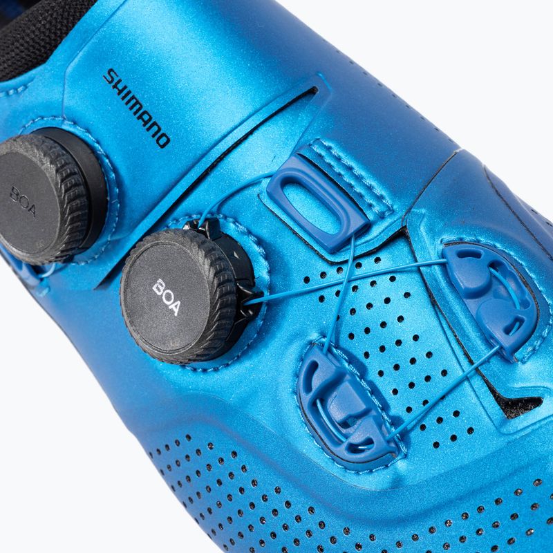 Scarpe da ciclismo MTB da uomo Shimano SH-XC902 blu 8