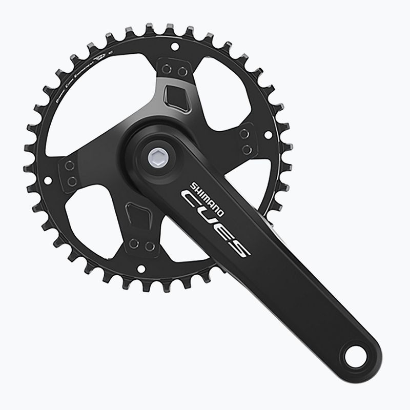 Guarnitura Shimano Cues FC-U4000-1 40T 9/10/11/rz 175mm nero