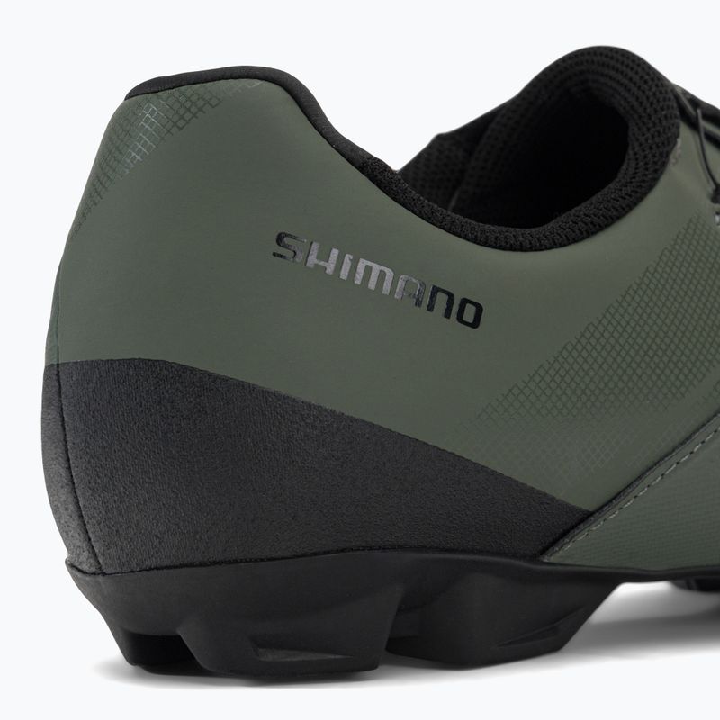 Scarpe da ciclismo MTB da uomo Shimano SH-XC300 oliva 8