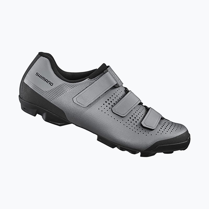 Scarpe da ciclismo MTB da uomo Shimano SH-XC100 argento