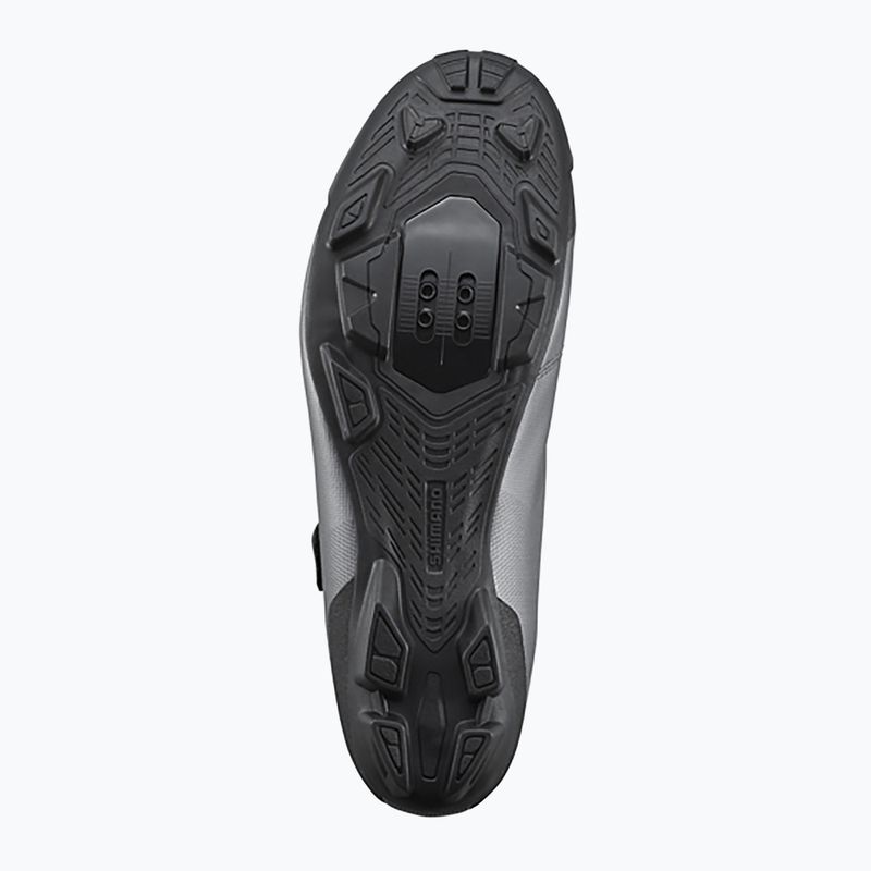 Scarpe da ciclismo MTB da uomo Shimano SH-XC100 argento 3
