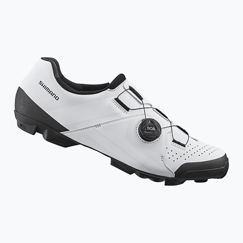 Scarpe da ciclismo MTB da uomo Shimano SH-XC300 bianco