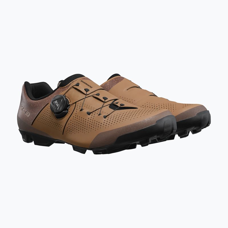 Scarpe da ciclismo MTB da uomo Shimano SH-XC302 brown 10