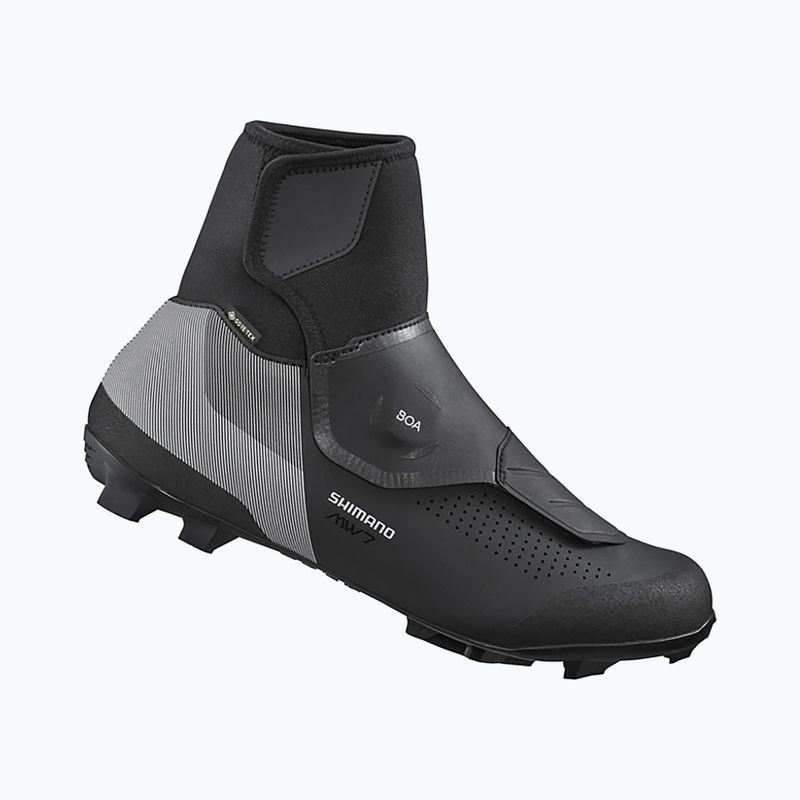 Scarpe da ciclismo MTB da uomo Shimano MW 702 nero 7