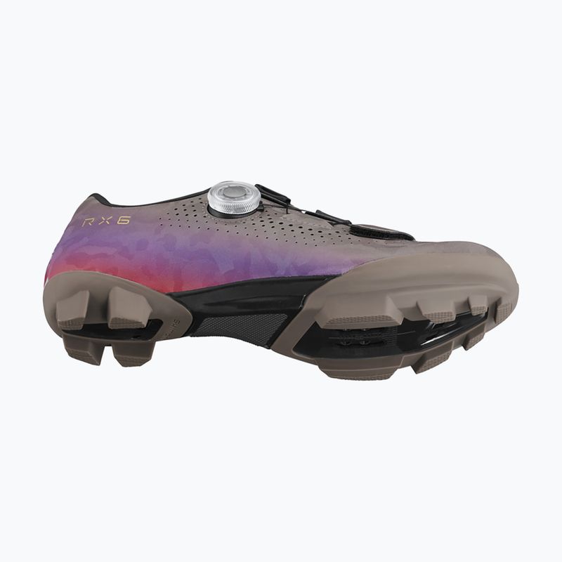 Scarpe gravel da donna Shimano SH-RX600 gray/purple 5