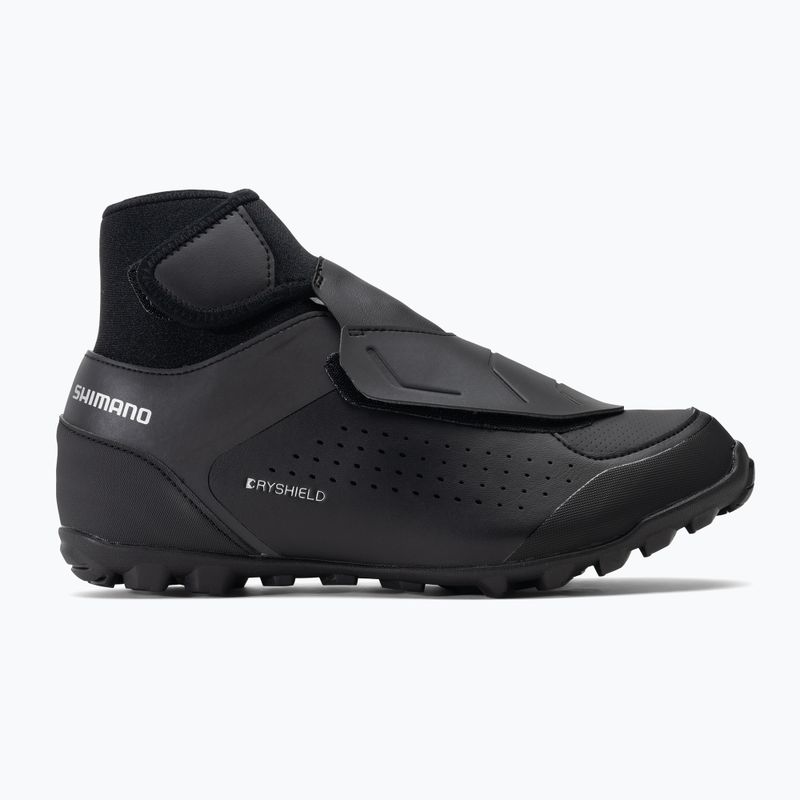 Scarpe da ciclismo MTB da uomo Shimano MW 501 nero 2