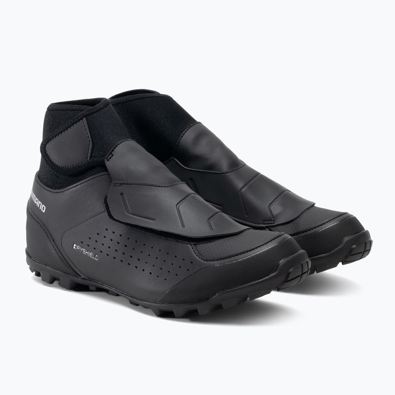 Scarpe da ciclismo MTB da uomo Shimano MW 501 nero 4