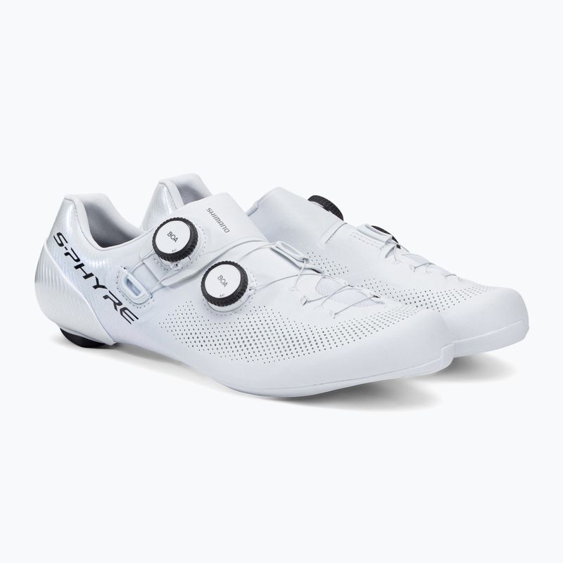 Scarpe da strada Shimano da uomo SH-RC903 bianco 4