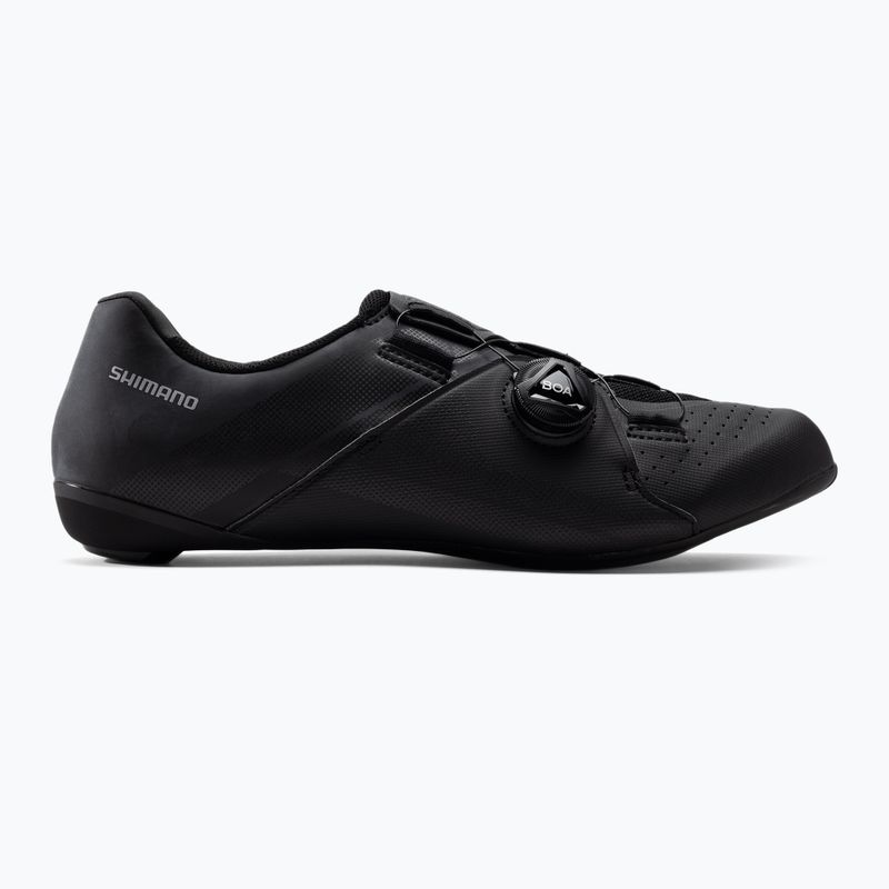 Scarpe da strada Shimano SH-RC300 da uomo, nero 2