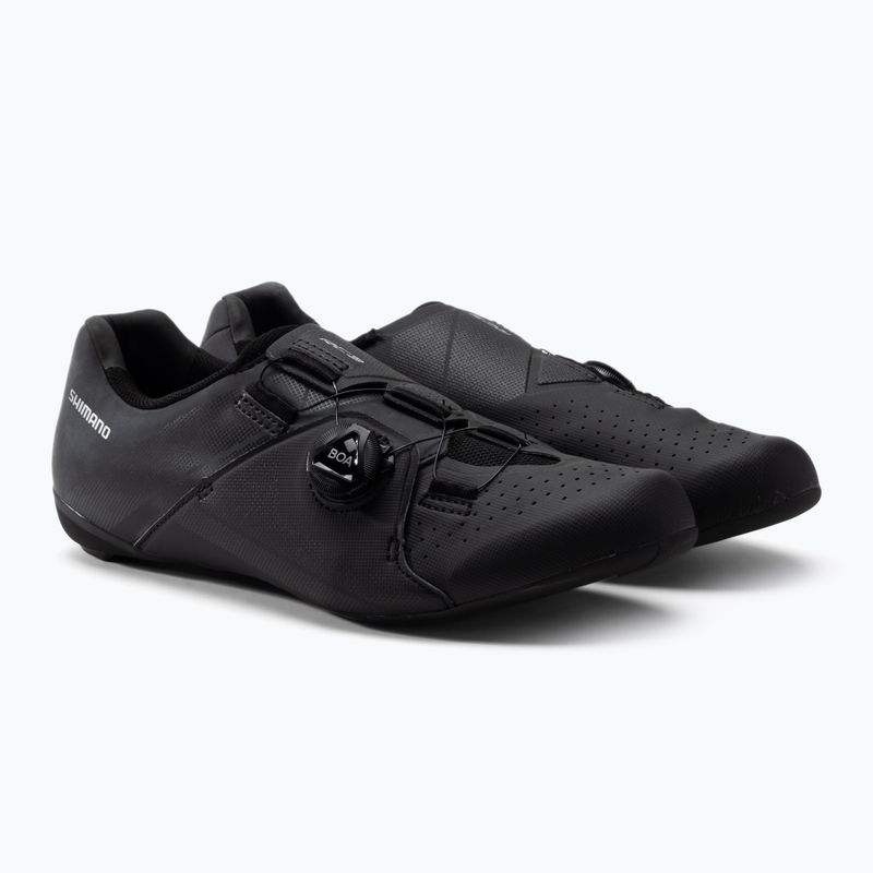 Scarpe da strada Shimano SH-RC300 da uomo, nero 5