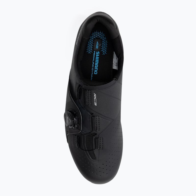 Scarpe da strada Shimano SH-RC300 da uomo, nero 6