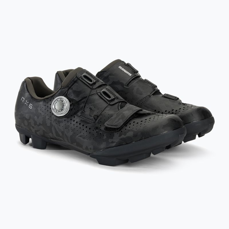 Scarpe da ghiaia Shimano SH-RX600 da uomo, nero 4