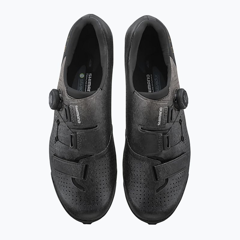 Scarpe da gravel Shimano SH-RX801 da uomo, nero 3