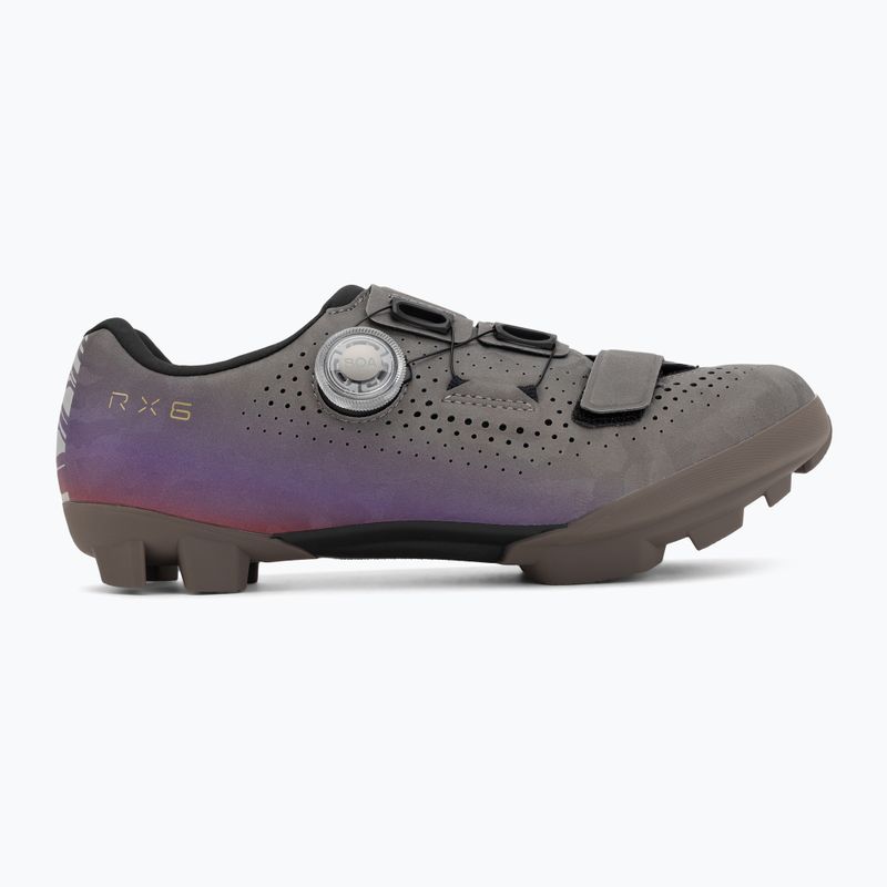 Scarpe gravel da donna Shimano SH-RX600 gray/purple 2