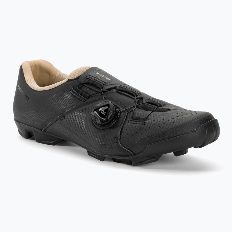 Scarpe da ciclismo MTB da donna Shimano SH-XC300W nero