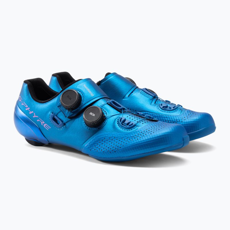 Scarpe da strada Shimano da uomo SH-RC902 blu 5