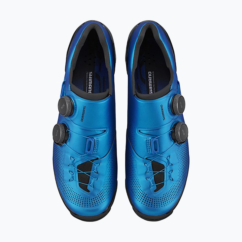 Scarpe da ciclismo MTB da uomo Shimano SH-XC903 blu 4
