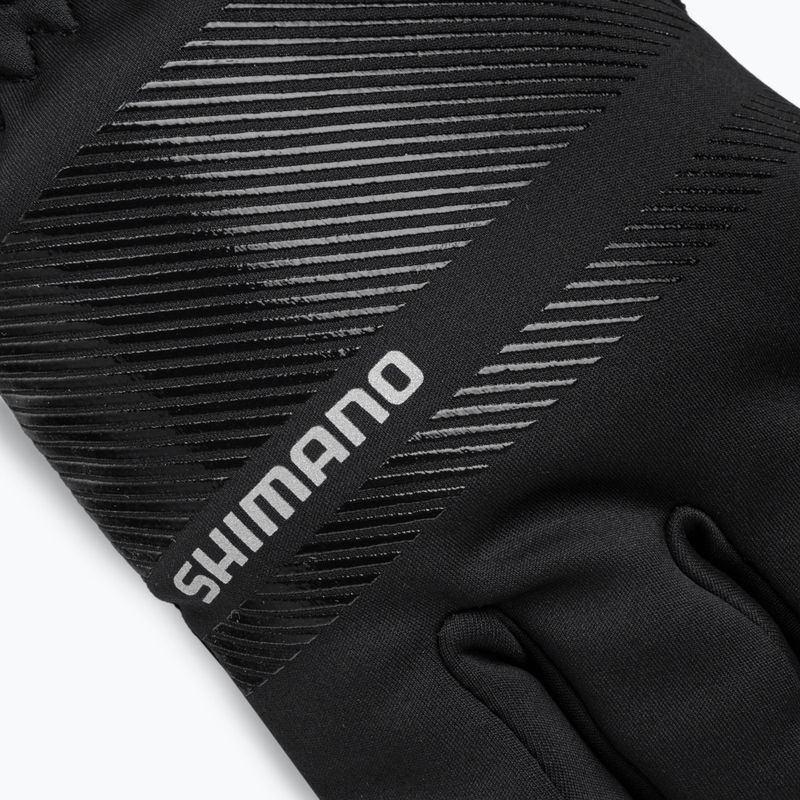 Guanti da ciclismo da uomo Shimano Infinium Primaloft nero 4