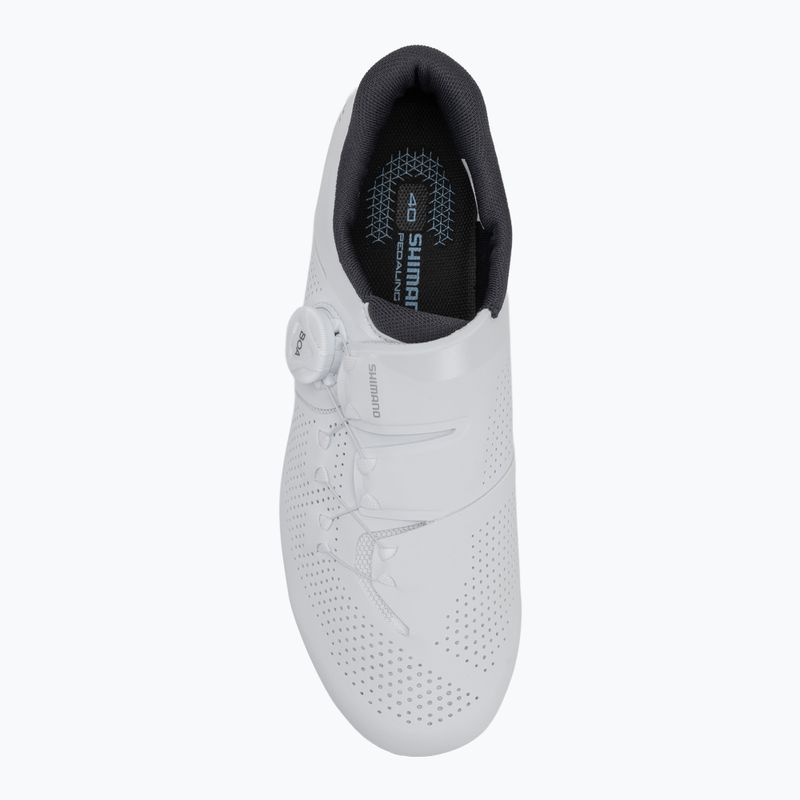 Scarpe da strada Shimano da uomo SH-RC302 bianco 5