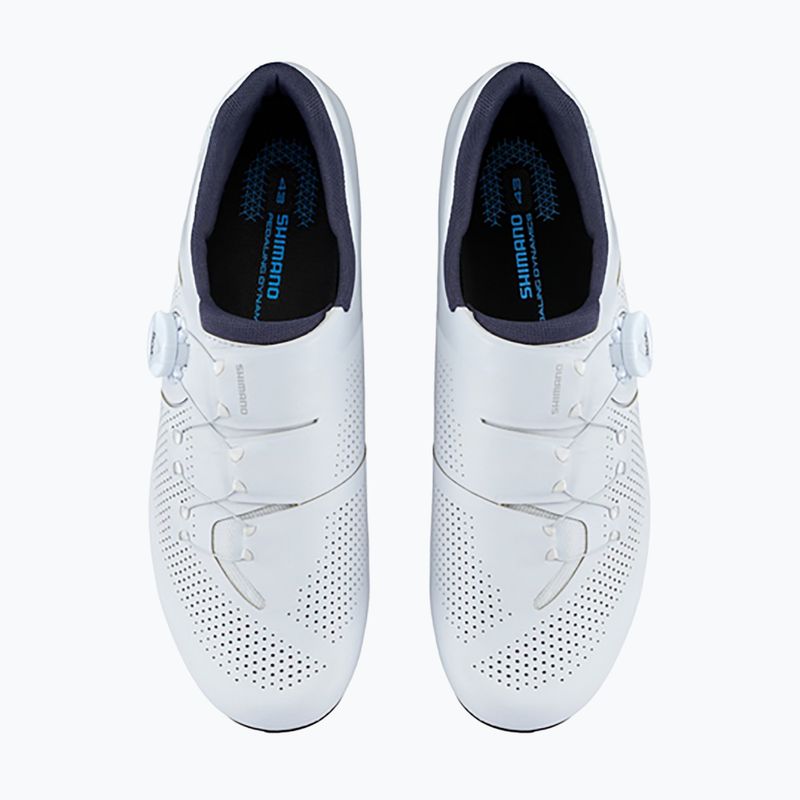 Scarpe da strada Shimano da uomo SH-RC302 bianco 5