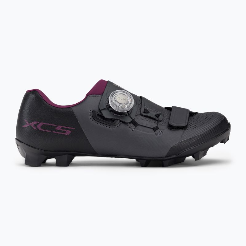 Scarpe da ciclismo MTB da donna Shimano SH-XC502W grigio 2