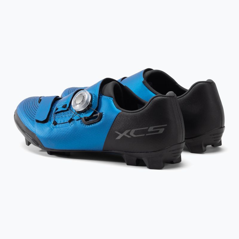 Scarpe da ciclismo MTB da uomo Shimano SH-XC502 blu 3