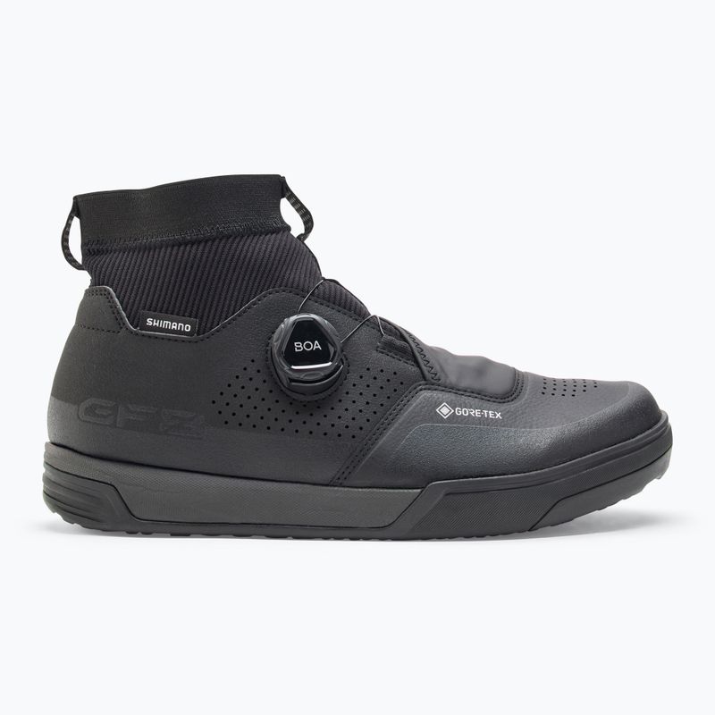 Scarpe da ciclismo con piattaforma da uomo Shimano SH-GF800GTX nero 2