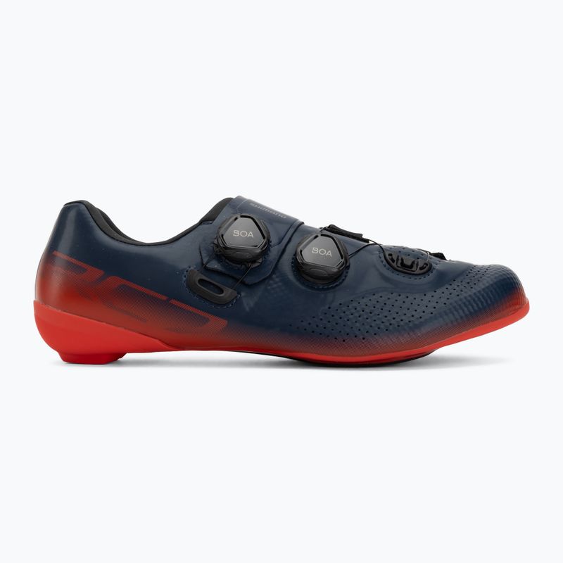 Scarpe da strada Shimano da uomo SH-RC702 rosso 2