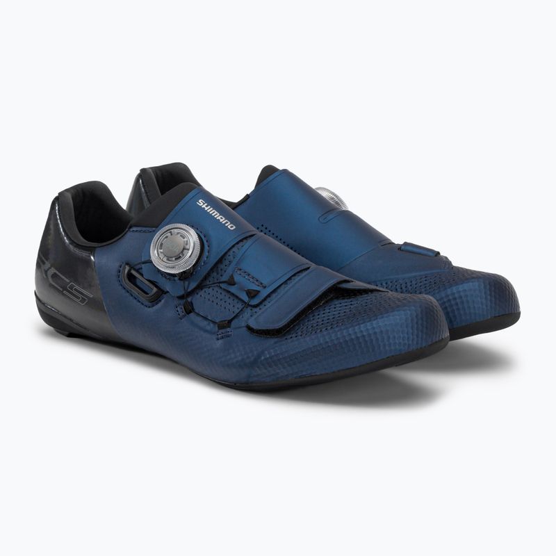 Scarpe da strada Shimano da uomo SH-RC502 blu 4