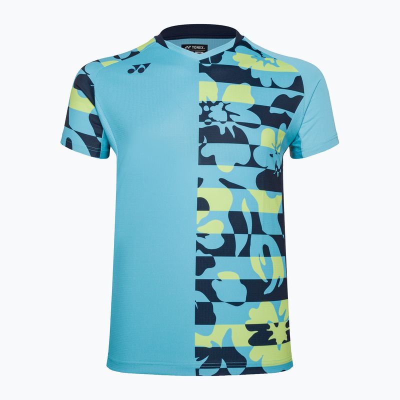 Camicia da tennis da uomo YONEX 10504 Girocollo blu