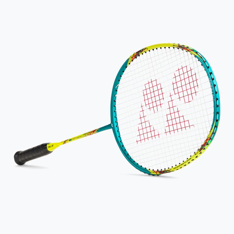 Racchetta da badminton YONEX Nanoflare E13 turchese/giallo 2