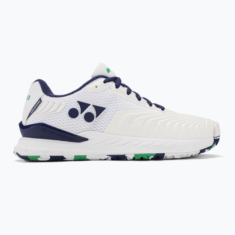 Scarpe da tennis da donna YONEX Power Cushion Eclipson 4 bianco/aloe 2