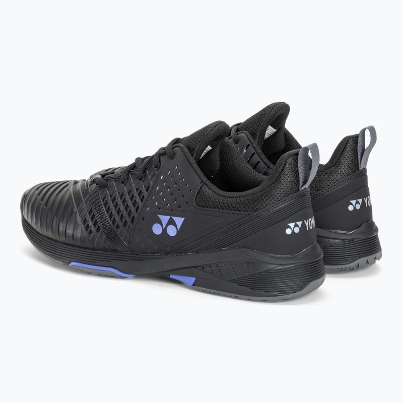 Scarpe da tennis da uomo YONEX Sonicage 3 nero 3