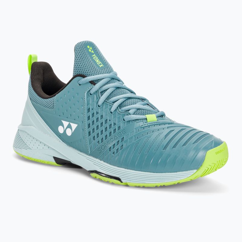 Scarpe da tennis da uomo YONEX Sonicage 3 Wide blu fumo