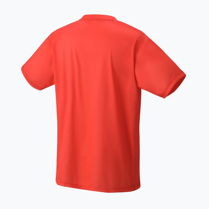 Camicia da tennis da uomo YONEX 0045 Practice rosso perla 2