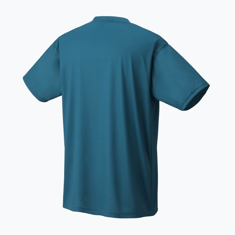 Camicia da tennis da uomo YONEX 0045 Practice blu verde 2
