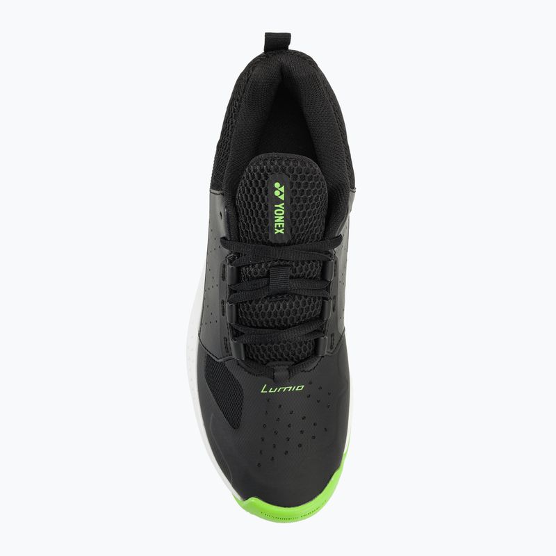 Scarpe da tennis da uomo YONEX Lumio 4 nero/verde lime 6