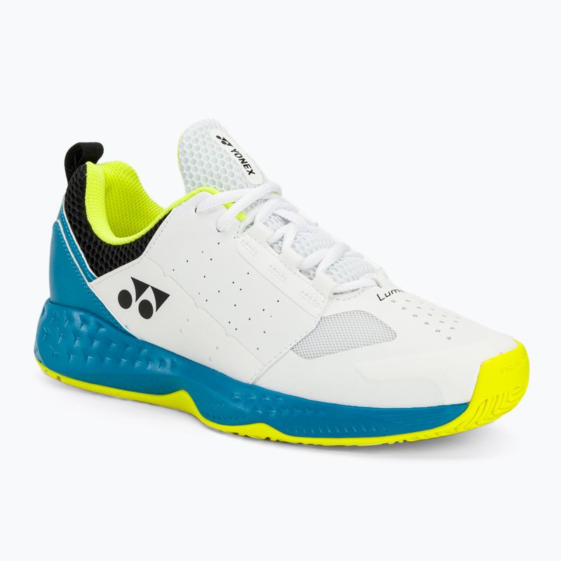 Scarpe da tennis da uomo YONEX Lumio 4 bianco/blu oceano