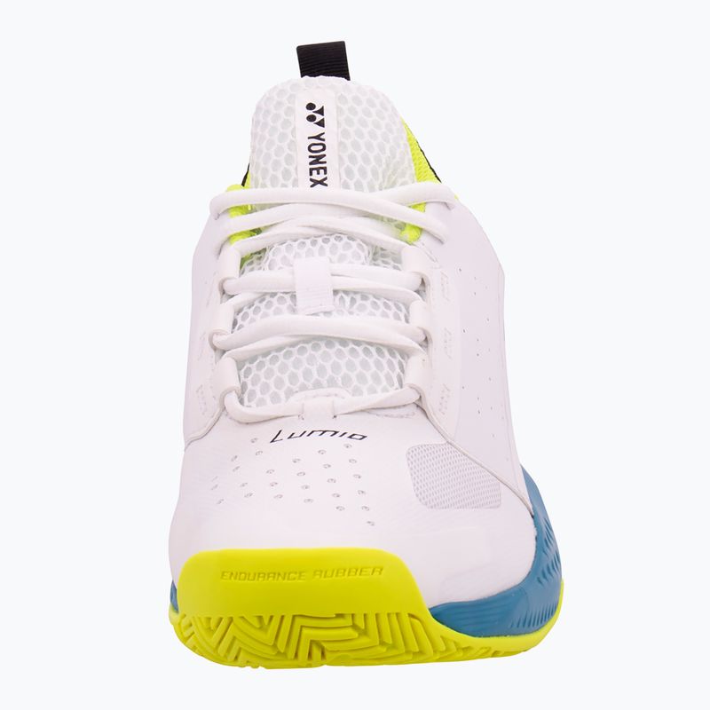 Scarpe da tennis da uomo YONEX Lumio 4 bianco/blu oceano 7