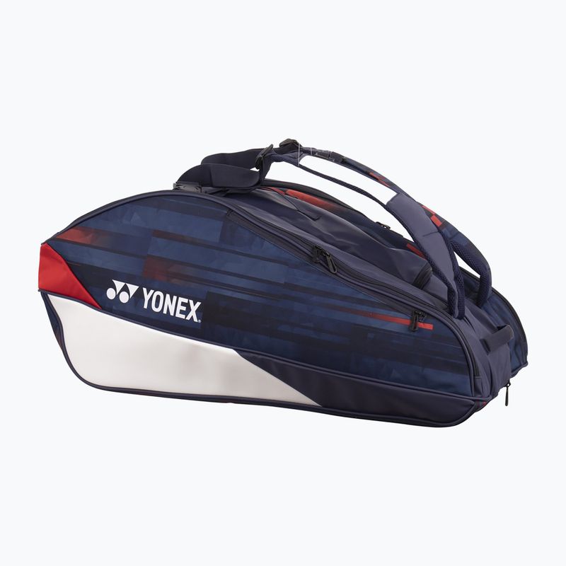 Borsa da tennis YONEX Pro Raquet Bag Limited 9Pcs bianco/marino/rosso 2