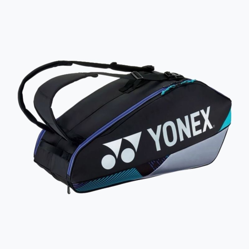 YONEX borsa da tennis 92426 Pro Racquet Bag 6 pezzi nero/argento