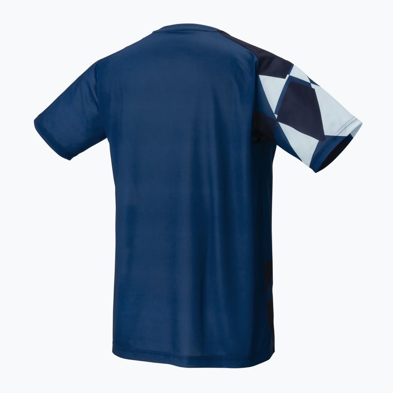 Camicia da tennis da uomo YONEX 16744 Practice blu inchiostro 2