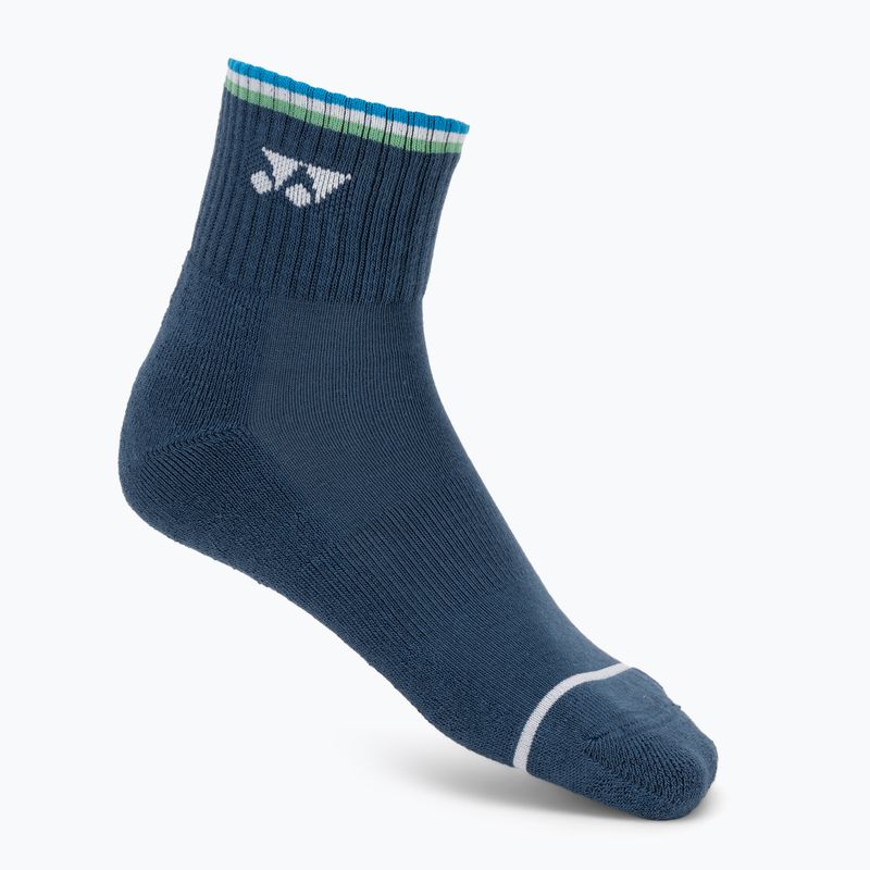 Calzini YONEX 19236 alla caviglia 3 paia navy/white/green 2