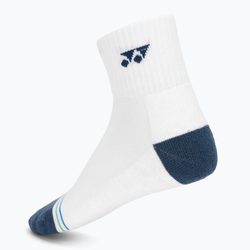 Calzini YONEX 19236 alla caviglia 3 paia navy/white/green 5