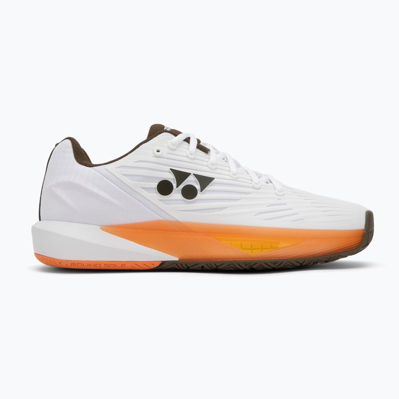 Scarpe da tennis da uomo YONEX Eclipson 5 white/brown 2