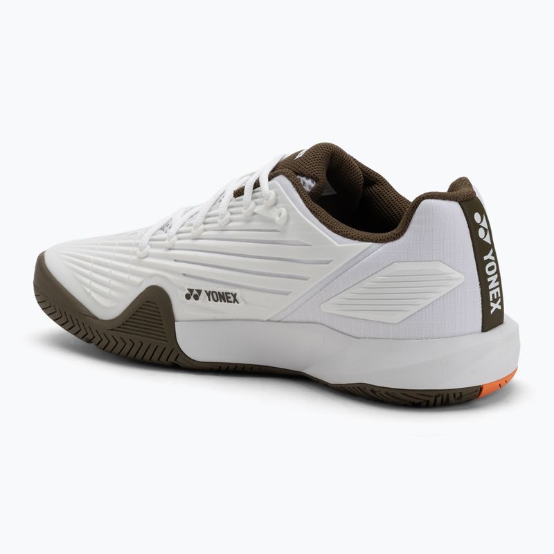 Scarpe da tennis da uomo YONEX Eclipson 5 white/brown 3