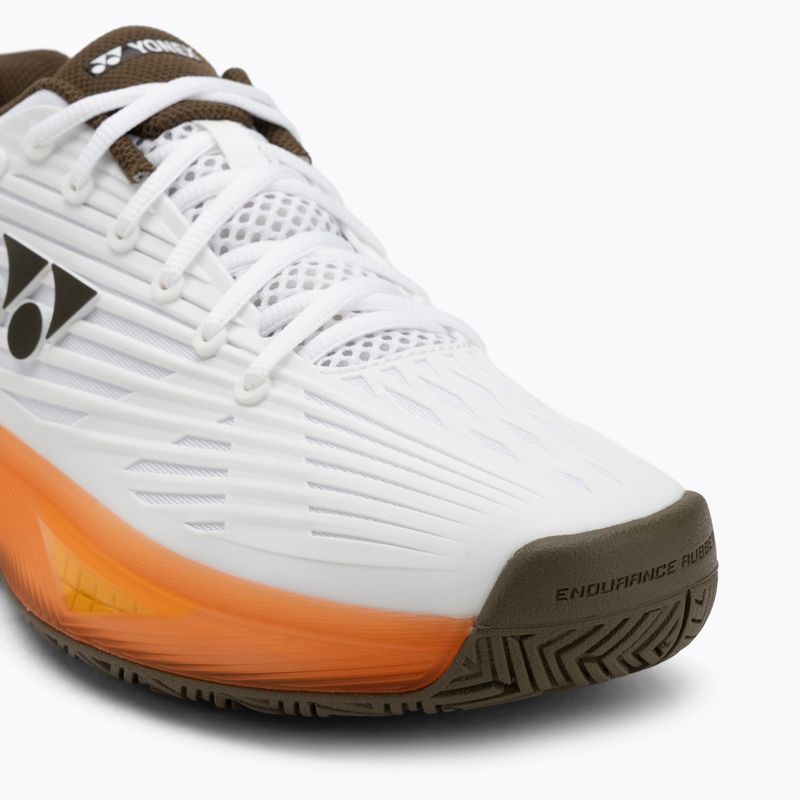 Scarpe da tennis da uomo YONEX Eclipson 5 white/brown 7