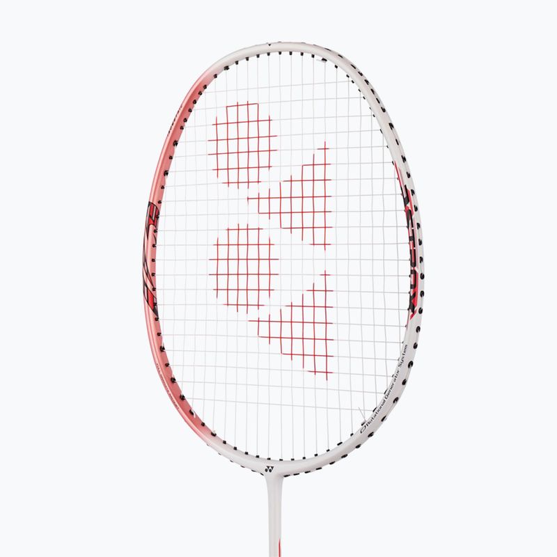 Racchetta da badminton YONEX Astrox 01 Ability 2025 bianco/rosa 3