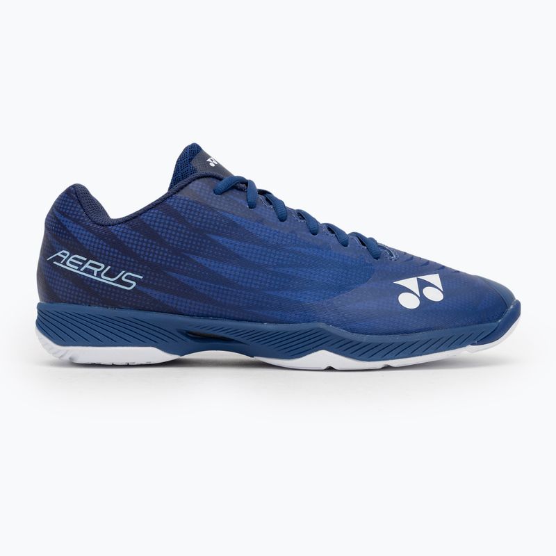 Scarpe da badminton da uomo YONEX Aerus Z2 blu navy 2