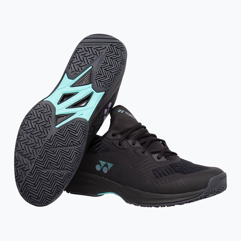 Scarpe da tennis da uomo Yonex Sonicage Wide nero 5